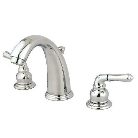 Kingston Brass GKB981 Water Saving Magellan Widespread Lavatory Faucet, Chrome