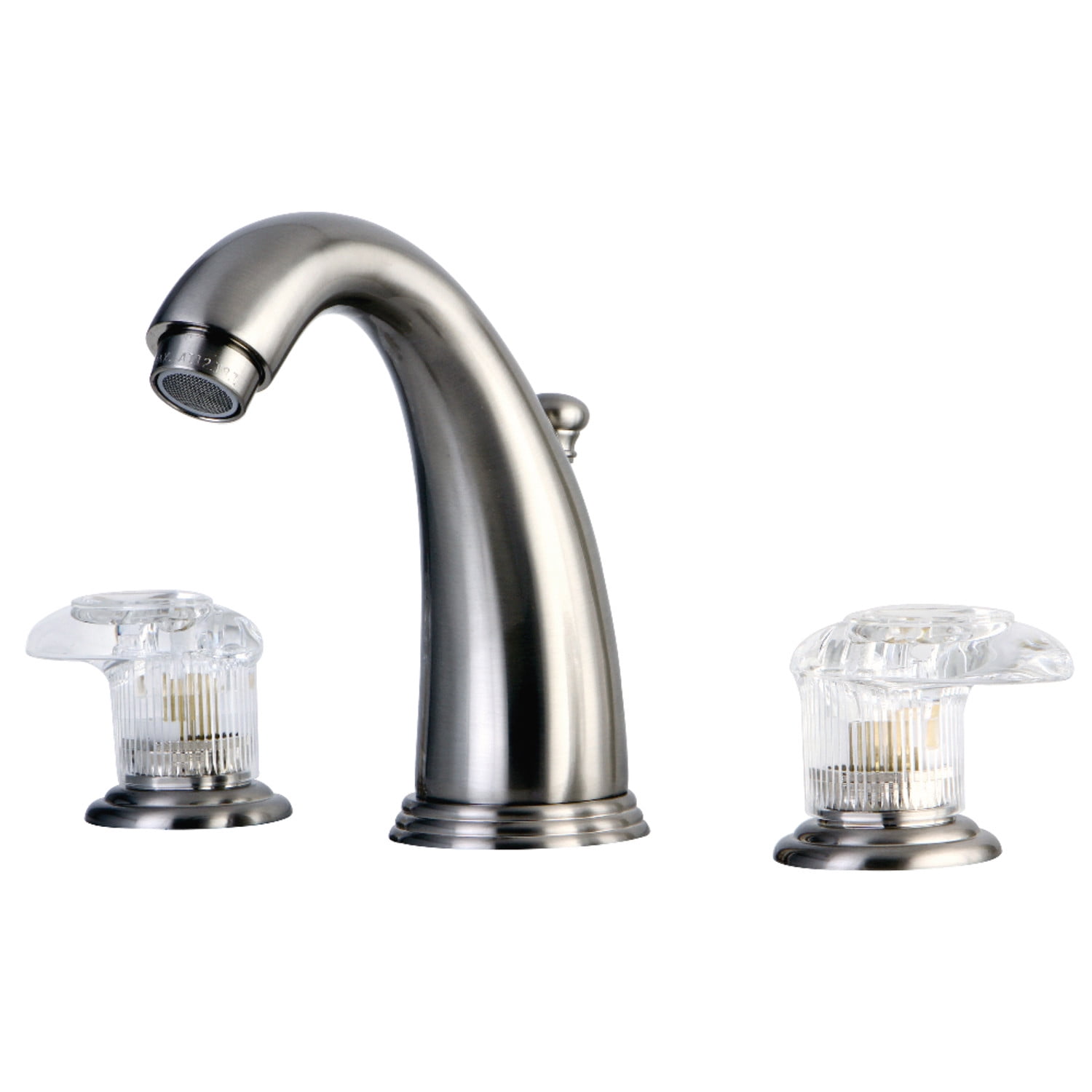 Kingston Brass GKB988ALL Widespread Bathroom Faucet, Brushed Nickel