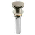 thumbnail image 1 of Kingston Brass GCL112BN Trimscape Brass Pop Up Drain for Cast Iron Utility Sink, Brushed Nickel, 1 of 2