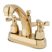 Kingston Brass Georgian 3-Hole Deck Mount Roman Tub Faucet Brushed Nickel Brushed