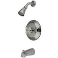 thumbnail image 1 of Kingston Brass Gkb363.Px Restoration Tub And Shower Trim Package - Chrome, 1 of 2