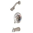 thumbnail image 1 of Kingston Brass Gkb69 Chatham Tub And Shower Trim Package - Nickel, 1 of 1