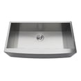 thumbnail image 1 of Gourmetier GKUSF36209 Uptowne 36" Stainless Steel Apron-Front Single Bowl Farmhouse Kitchen Sink with Strainer, Brushed, 1 of 5