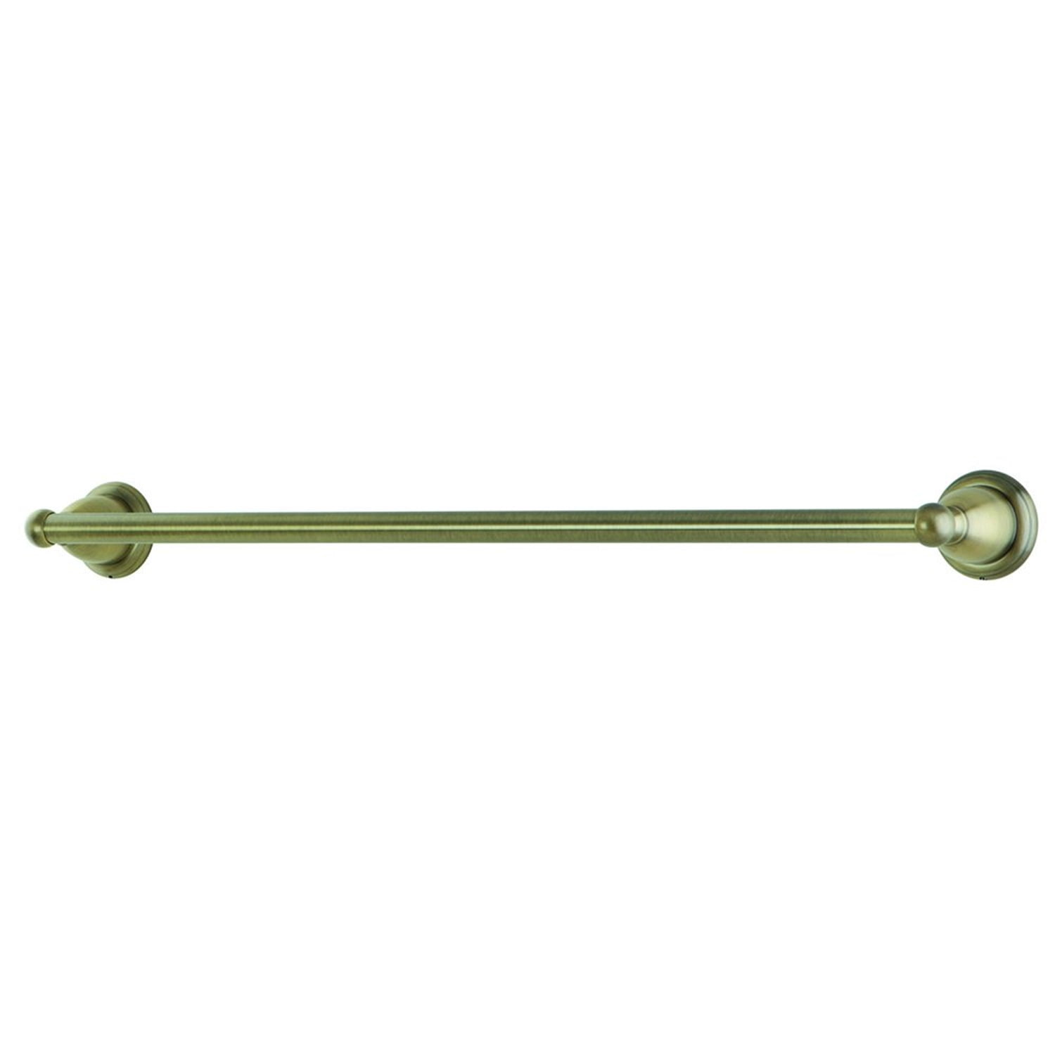Vintage Brass 24-Inch Wall Mounted Towel Bar