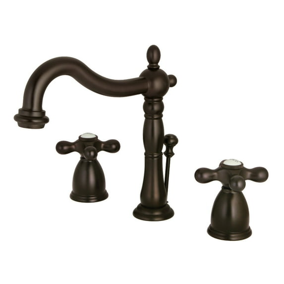 Kingston Brass  Heritage 8 in. Widespread Bathroom Faucet Oil Rubbed Bronze Oil Rubbed, Bronze Finish