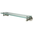 thumbnail image 1 of Kingston Brass  Heritage Bathroom Glass Shelf Brushed Nickel Brushed, 1 of 2