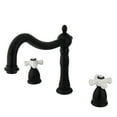 thumbnail image 1 of Kingston Brass KS1345PX Heritage Two-Handle Deck Mount Roman Tub Faucet, Oil Rubbed Bronze, 1 of 4