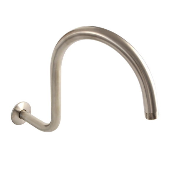 Kingston Brass K114C8 Restoration 14" Shower Arm with Flange, Brushed Nickel