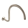 thumbnail image 1 of Kingston Brass K114C8 14-Inch Shower Arm with Round Flange in Brushed Nickel, 1 of 4