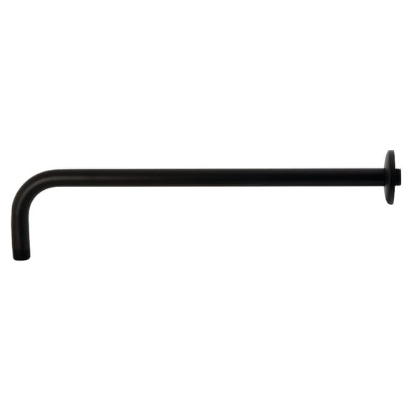 Kingston Brass K117A0 Claremont 17" Rain Drop Shower Arm, Matte Black
