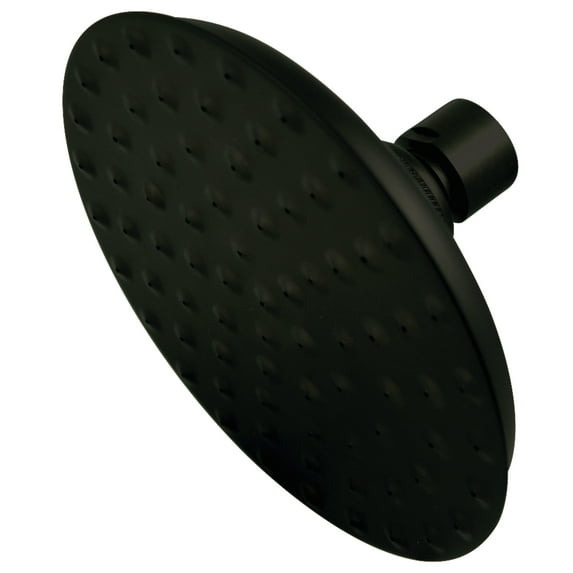 Kingston Brass K135A0MB Victorian 5-1/4-Inch Round Raindrop Brass Shower Head in Matte Black