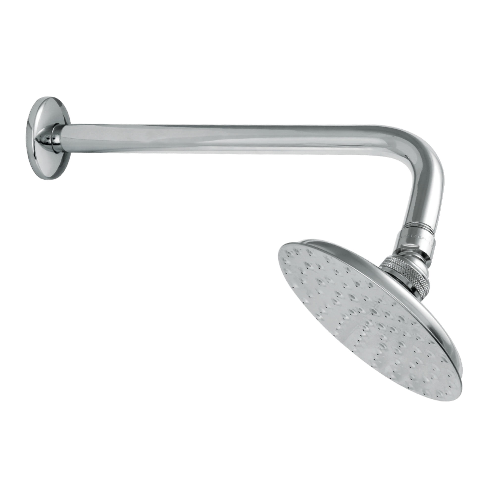 Kingston Brass K135A1CK Victorian 5-1/4-Inch Round Raindrop Brass Shower Head with 12-Inch Shower Arm in Polished Chrome