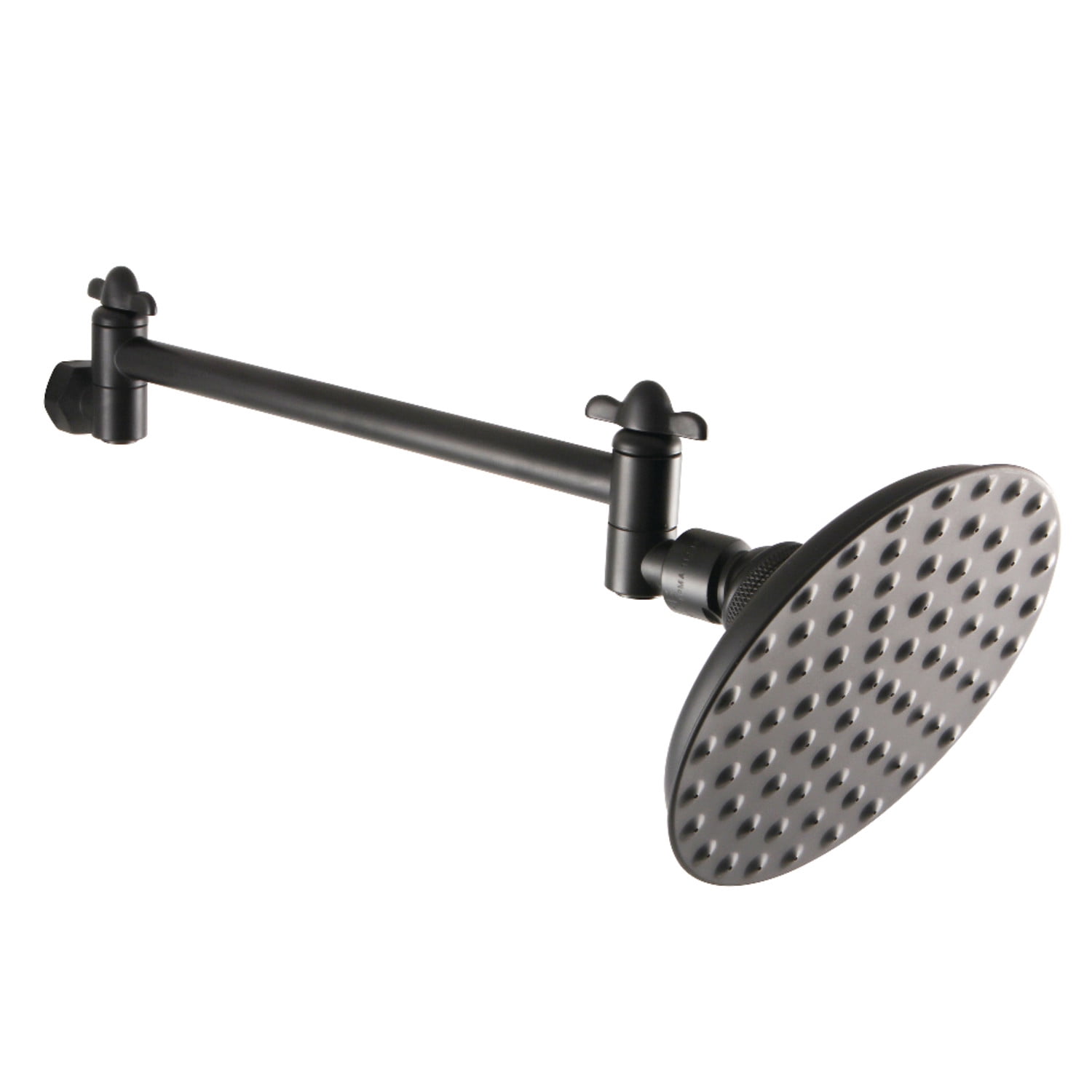 Kingston Brass K135K0MB Victorian 5-1/4 in. Showerhead with 10 in. Shower Arm, Matte Black
