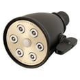 thumbnail image 1 of Kingston Brass K138A0MB Victorian 2-15/16-Inch Round Adjustable Jet Spray Brass Shower Head in Matte Black, 1 of 4