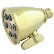 Kingston Brass K138A2 Victorian 2-15/16-Inch Round Adjustable Jet Spray Brass Shower Head in Polished Brass