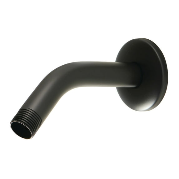 Kingston Brass K150K0 Shower Scape 6" Shower Arm with Flange, Matte Black