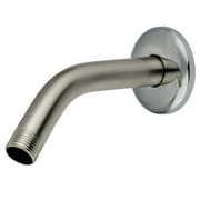 Kingston Brass K150K7 Shower Scape 6" Shower Arm with Flange, Brushed Nickel/Polished Chrome