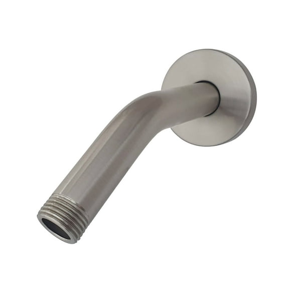Kingston Brass K151K8 Shower Scape 6" Shower Arm with Flange, Brushed Nickel