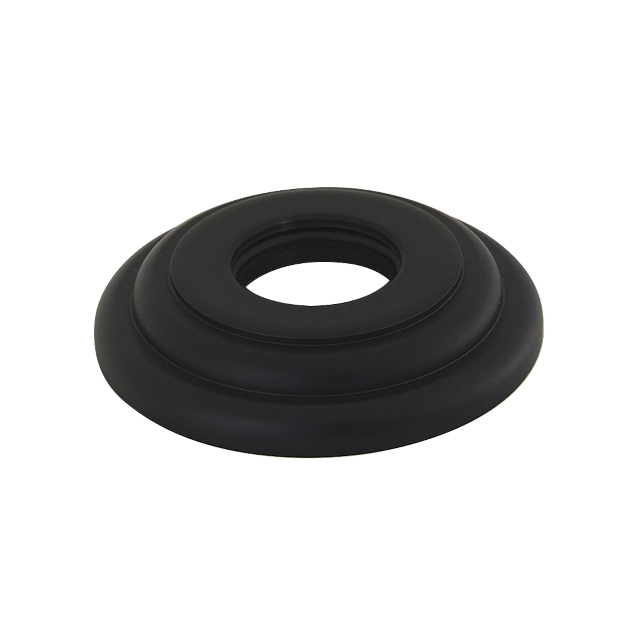 Kingston Brass K157F0  Round Shower Arm Flange, Matte Black