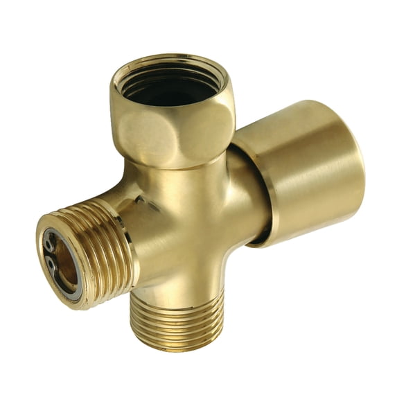 Kingston Brass K161A7 Shower Scape Shower Diverter, Brushed Brass