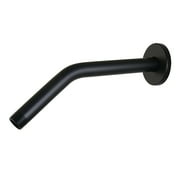 Kingston Brass K162R0 Shower Scape 10" Shower Arm with Round Flange, Matte Black