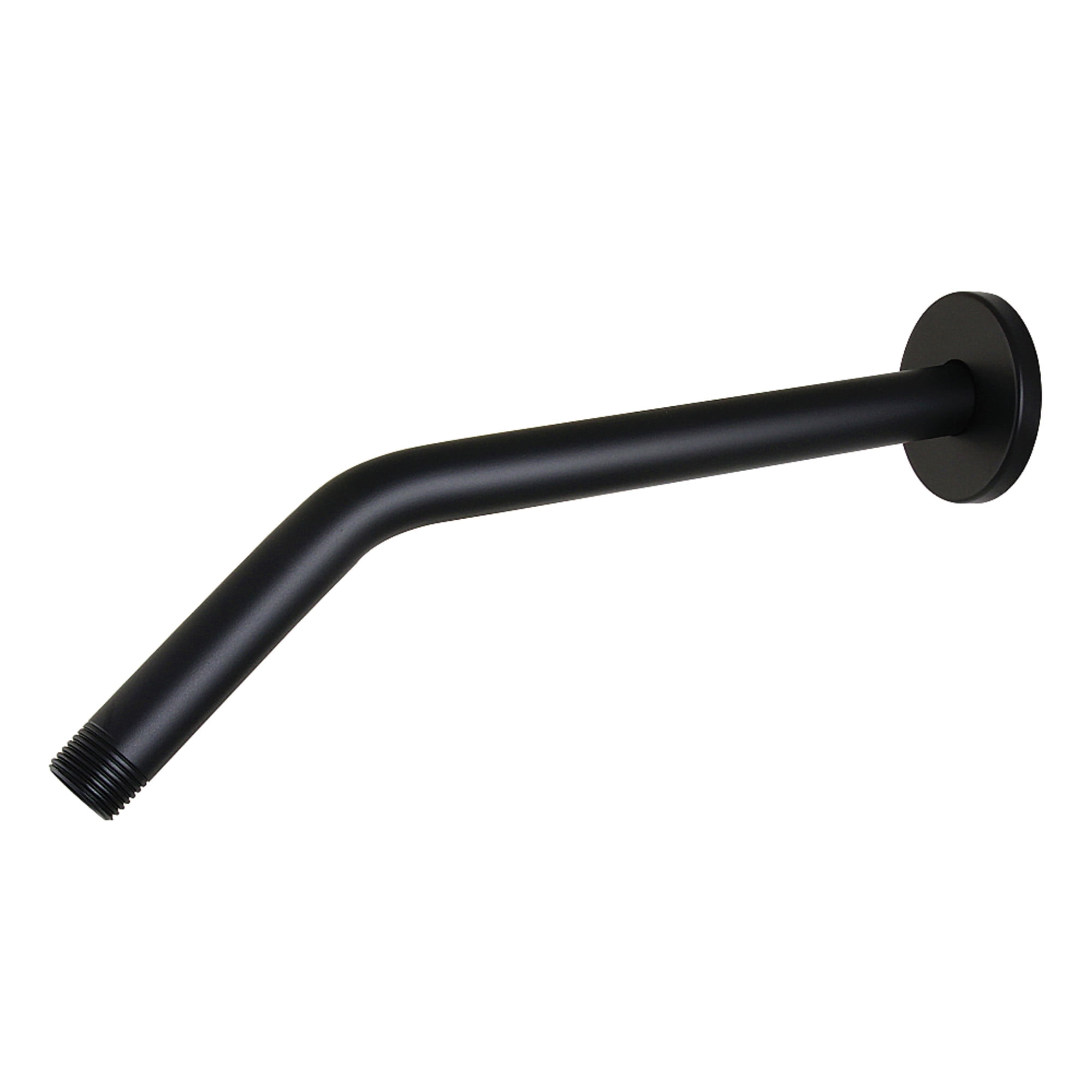 Kingston Brass K163R0 Shower Scape 12" Shower Arm with Round Flange, Matte Black