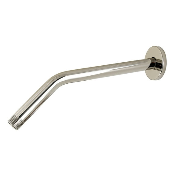 Kingston Brass K163R6 Shower Scape 12" Shower Arm with Round Flange, Polished Nickel