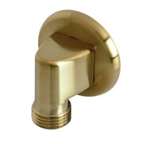 Kingston Brass K173A7 Shower Scape Wall Mount Supply Elbow, Brushed Brass