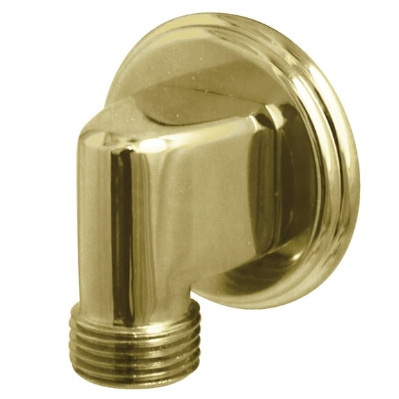 Kingston Brass K173T2 Shower Scape Wall Mount Supply Elbow, Polished Brass