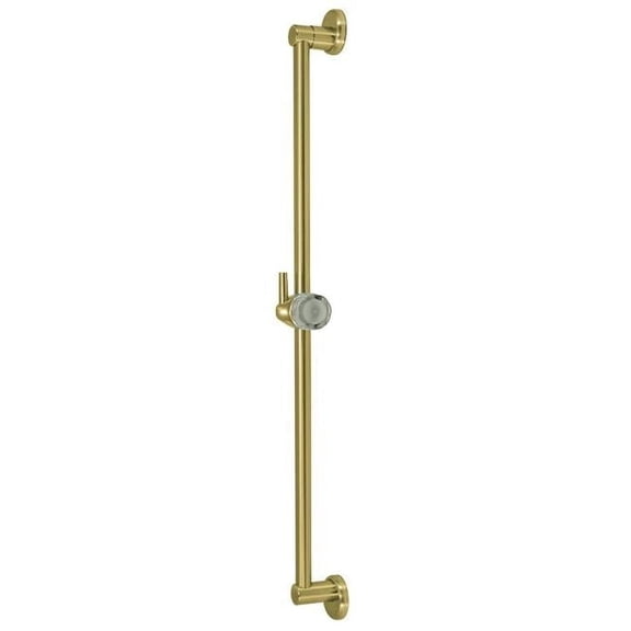 Kingston Brass K180A7 Shower Scape 24" Shower Slide Bar with Pin Mount Hook, Brushed Brass