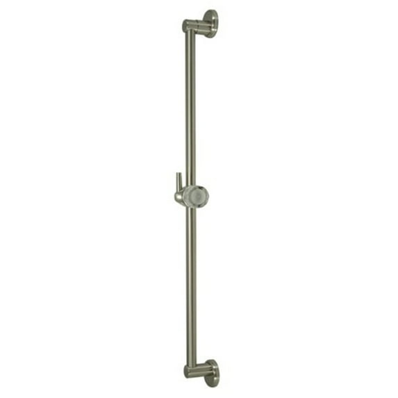 Kingston Brass K180A8 Shower Scape 24" Shower Slide Bar with Pin Mount Hook, Brushed Nickel