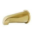 thumbnail image 1 of Kingston Brass K187E7 Non-Diverter Tub Spout, Brushed Brass, 1 of 2