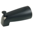 thumbnail image 1 of Kingston Brass 5-1/4 inch Zinc Tub Spout with Diverter, Matte Black, 1 of 4