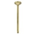 thumbnail image 1 of Kingston Brass K210A2 Trimscape 10-Inch Rain Drop Ceiling Mount Shower Arm with Round Flange in Polished Brass, 1 of 4