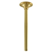 Kingston Brass K210A7 Shower Scape 10" Rain Drop Ceiling Mount Shower Arm, Brushed Brass