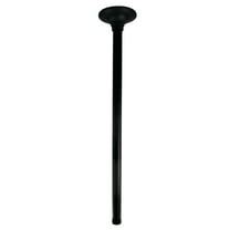 Kingston Brass K217A0 Trimscape 17-Inch Rain Drop Ceiling Mount Shower Arm with Round Flange in Matte Black