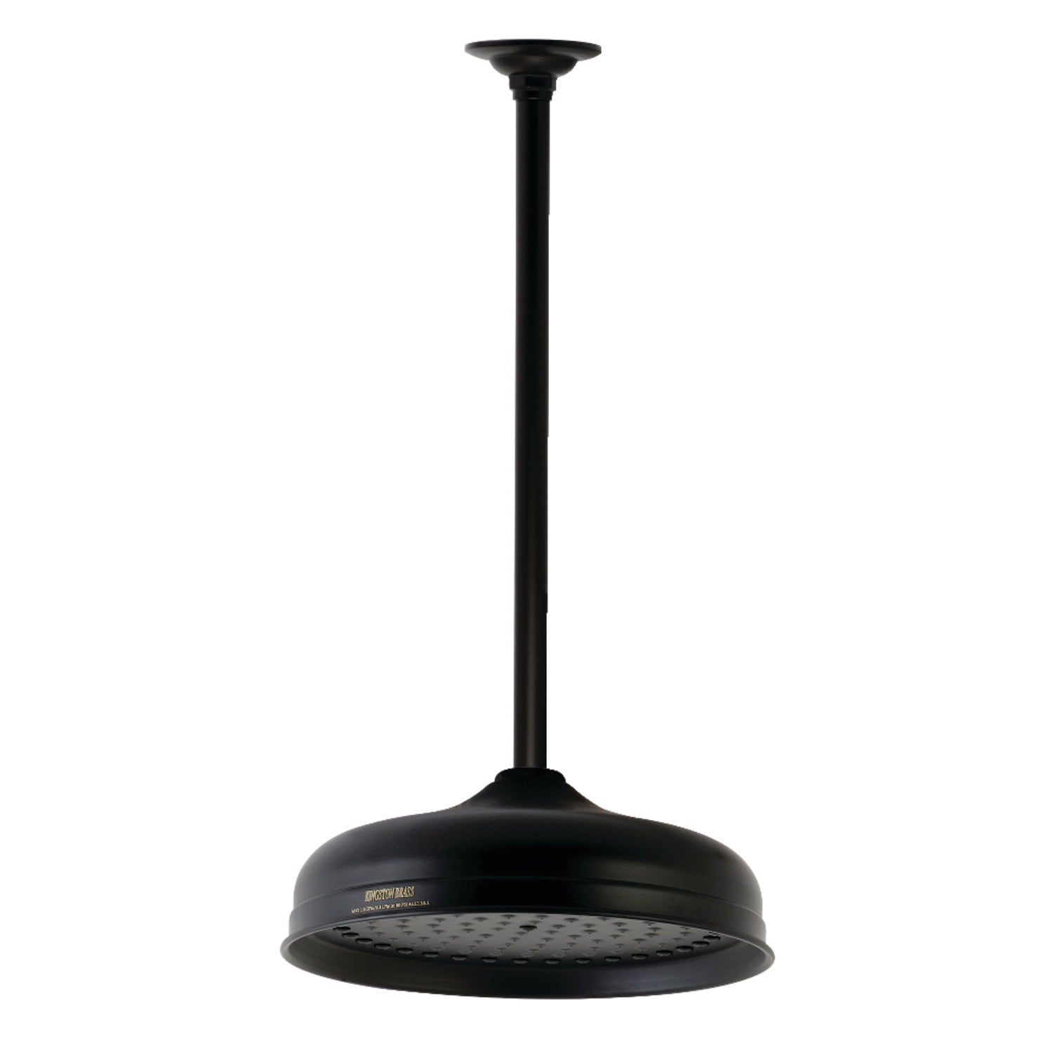 Kingston Brass K225K20 10" Showerhead with 17" Ceiling Mounted Shower Arm, Matte Black