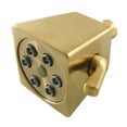 thumbnail image 1 of Kingston Brass K230A7 Monarch 2.8" Brass Square Shower Head, Brushed Brass, 1 of 2
