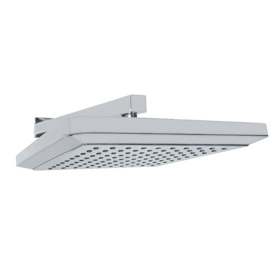 Kingston Brass K250A1CK Shower Scape 9-5/8" Square Shower Head with Shower Arm, Polished Chrome