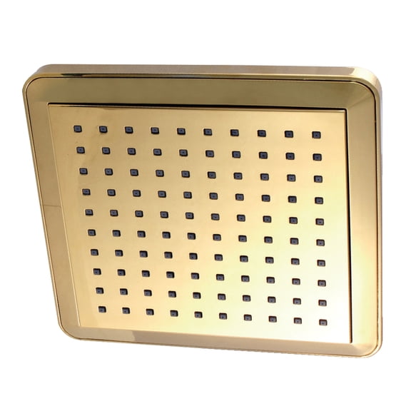 Kingston Brass K250A2 Shower Scape 9-5/8" Square Rainfall Shower Head, Polished Brass