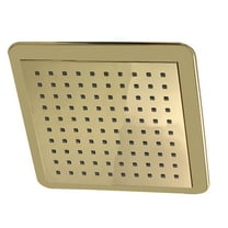 Kingston Brass K251A2 Shower Scape 9-5/8" Square Rainfall Shower Head, Polished Brass
