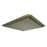 Kingston Brass K251A3 Shower Scape 9-5/8" Square Rainfall Shower Head, Antique Brass