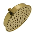 thumbnail image 1 of Kingston Brass K324A7 Shower Scape 8" Round Raindrop Brass Shower Head, Brushed Brass, 1 of 3