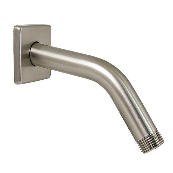 Kingston Brass K412K8 Claremont 7-Inch Shower Arm with Square Flange, Brushed Nickel