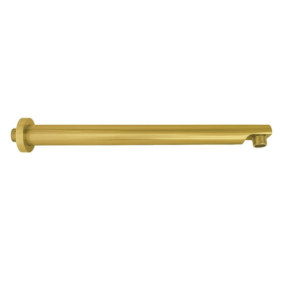 Kingston Brass K8113E7 Aquaelements 13" Brass Shower Arm with Flange, Brushed Brass