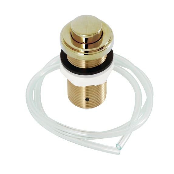 Kingston Brass KA212 Trimscape Disposal Air Switch Button in Polished Brass