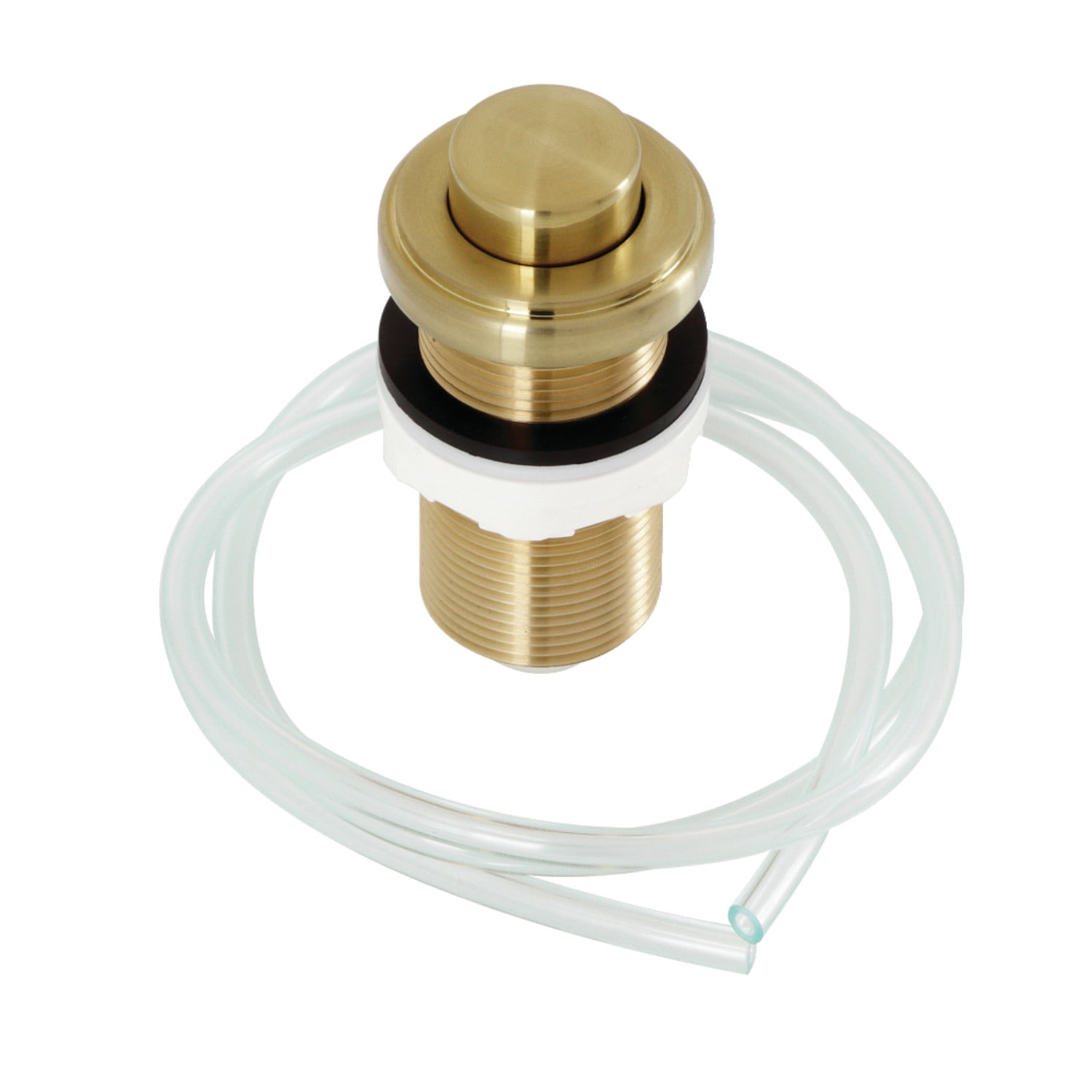 Brushed Brass Garbage Disposal Air Switch Button with Air Tube