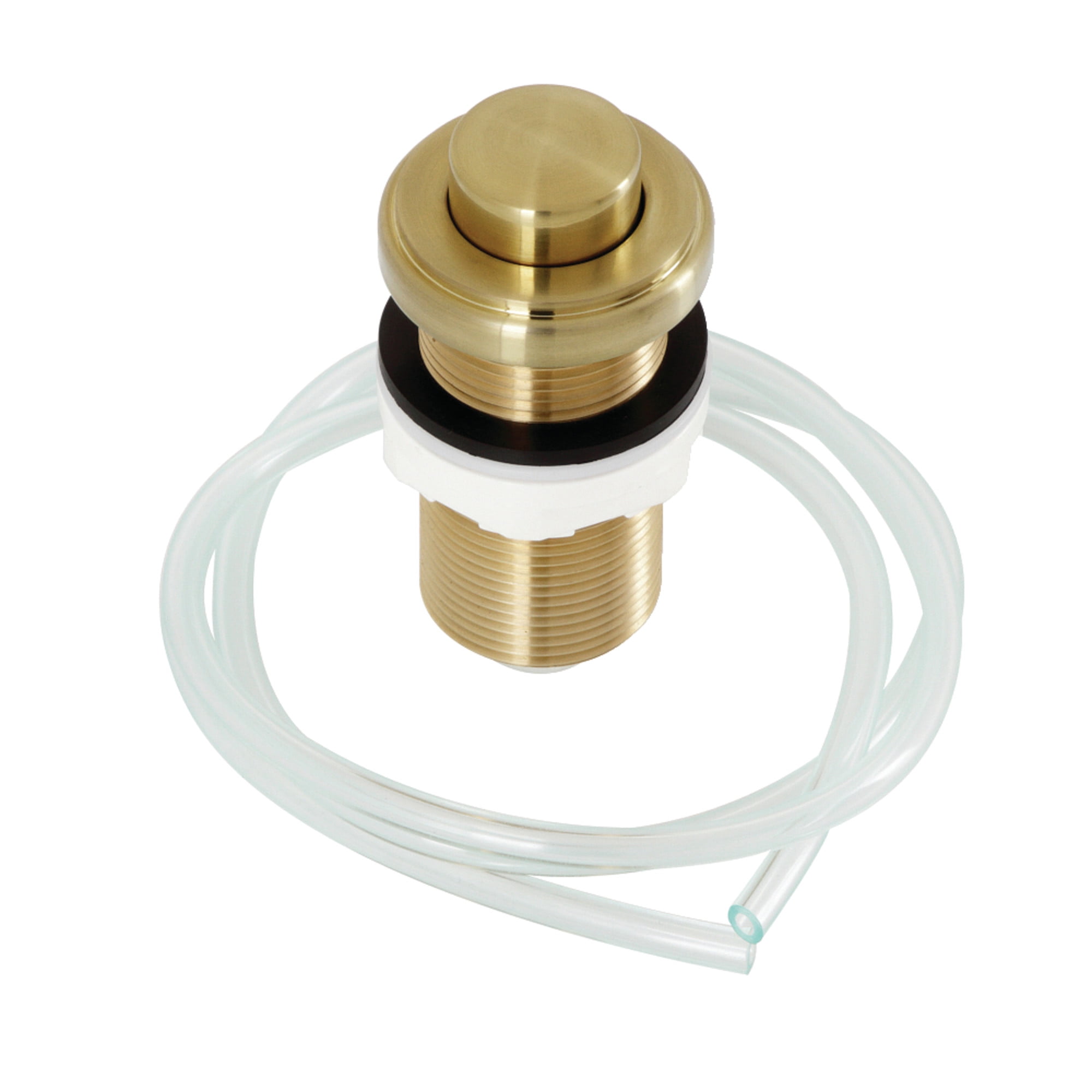 Kingston Brass KA217 Trimscape Disposal Air Switch Button in Brushed Brass