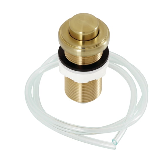 Kingston Brass KA217 Trimscape Disposal Air Switch Button in Brushed Brass