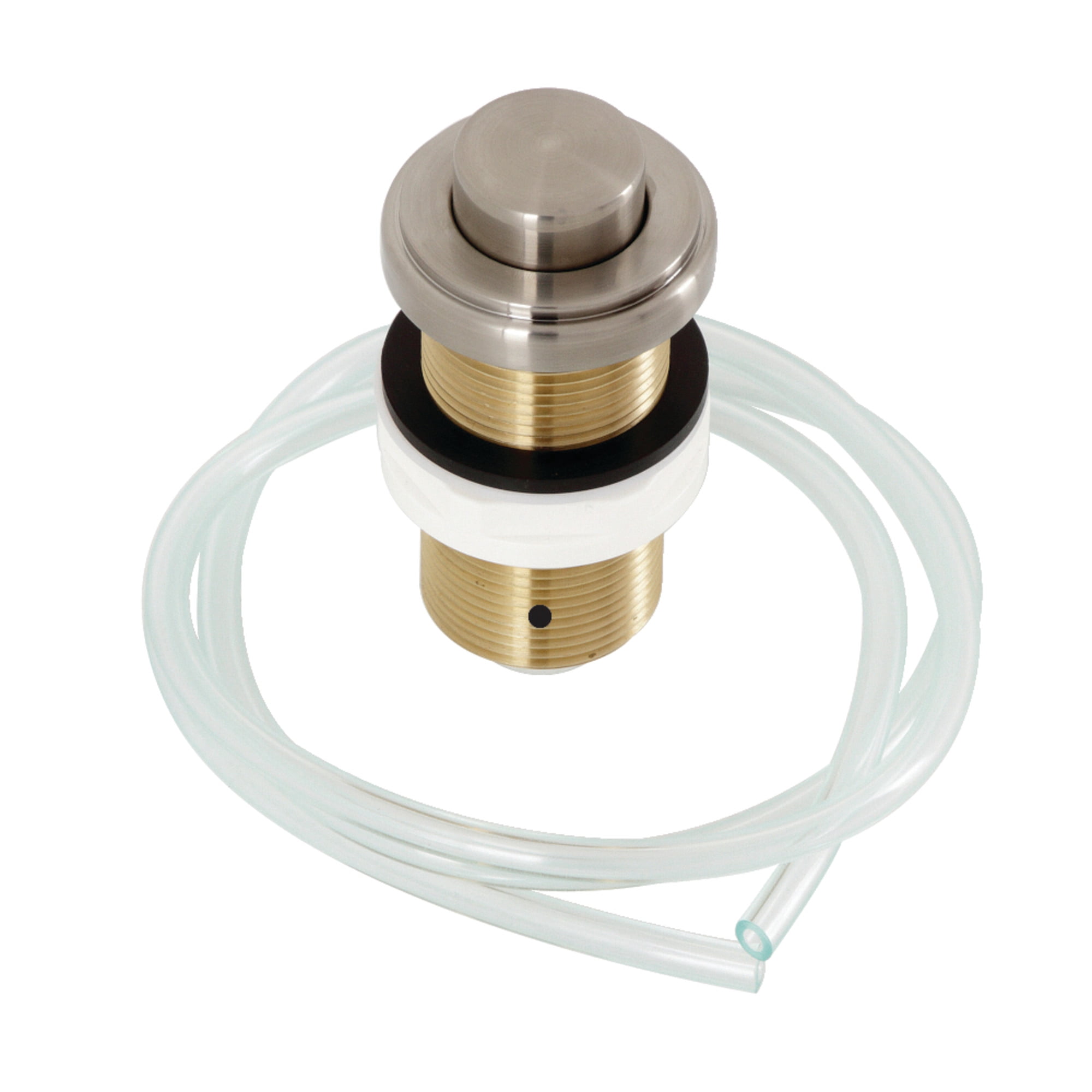 Kingston Brass KA218 Trimscape Disposal Air Switch Button in Brushed Nickel